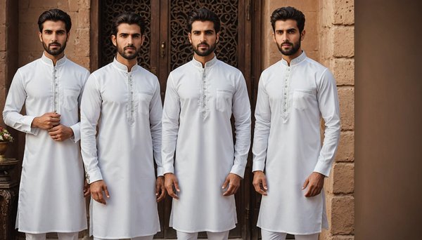 Optez pour l'élégance du qamis blanc manches courtes à prix réduit
